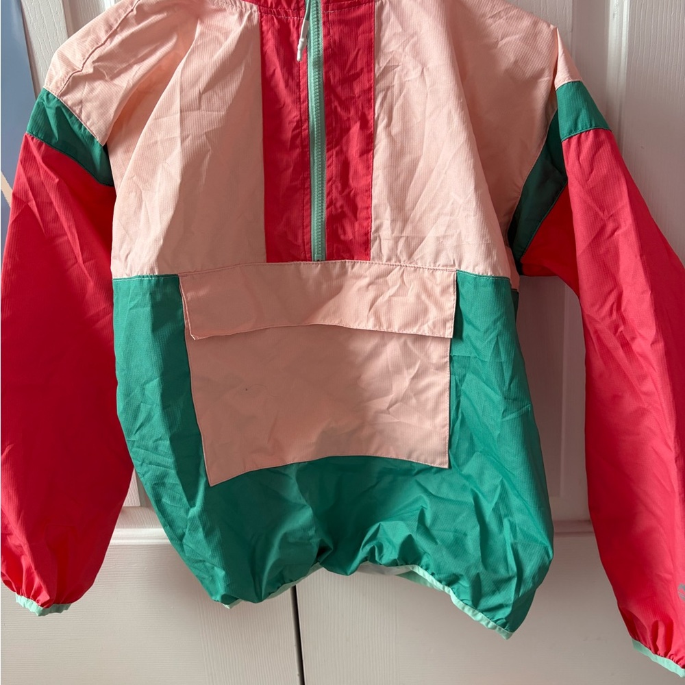 Vibrant Kids Puffer Jacket - Red, Green, and Pink